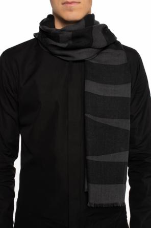 Wool scarf with logo, zdjęcie 2 Wool scarf with logo od Moschino